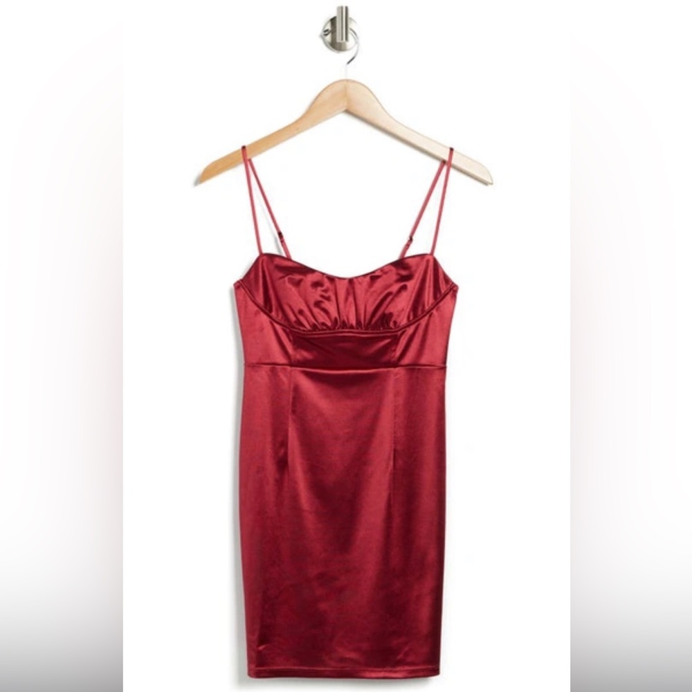 Elodie satin corset mini dress